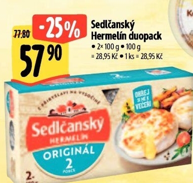 Sýr Hermelín Sedlčanský