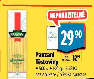 Těstoviny Panzani