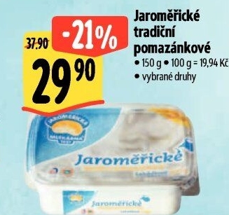 Tradiční pomazánkové Jaroměřické