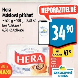 Tuk s máslovou příchutí Hera
