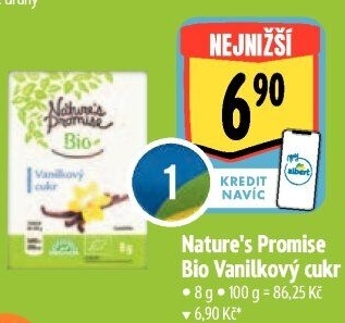 Vanilkový cukr bio Nature'