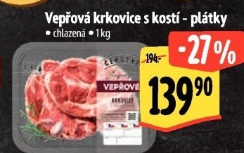 Vepřová krkovice s kostí Albert
