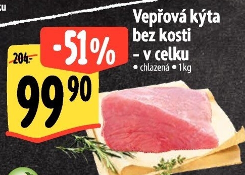 Vepřová kýta bez kosti