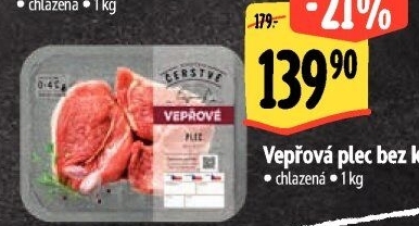 Vepřová plec bez kosti Albert