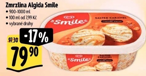 Zmrzlina ve vaničce Smile Algida