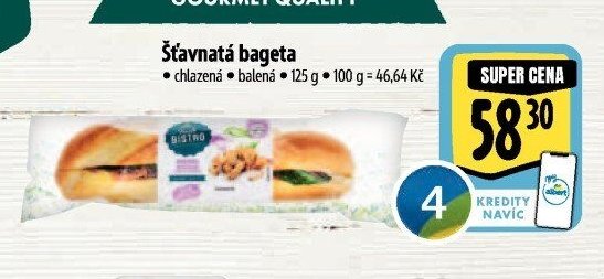 Šťavnatá bageta