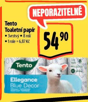 Toaletní papír 3vrstvý Tento