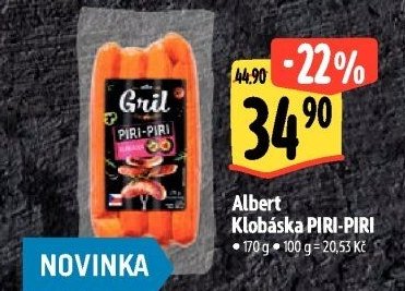 Albert Klobáska PIRI-PIRI