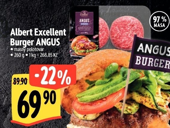 Burger Angus Albert Excellent