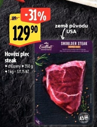 Hovězí plec steak Albert Excellent