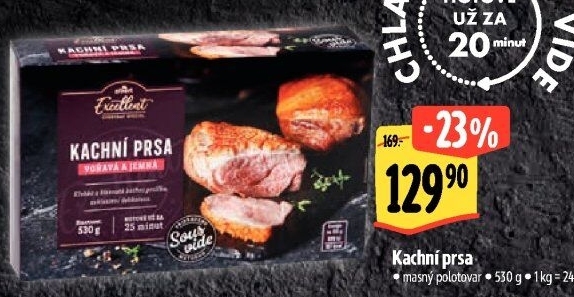 Kachní prsa Sous vide Albert Excellent