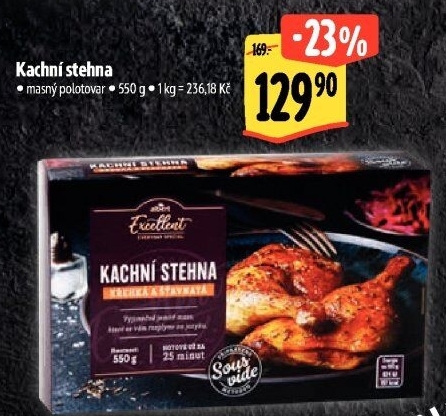 Kachní stehna Sous vide Albert Excellent