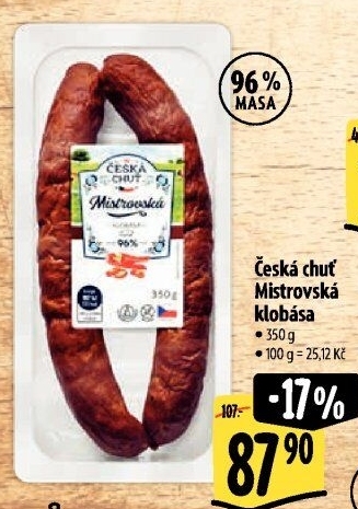 Klobása Mistrovská Česká Chuť