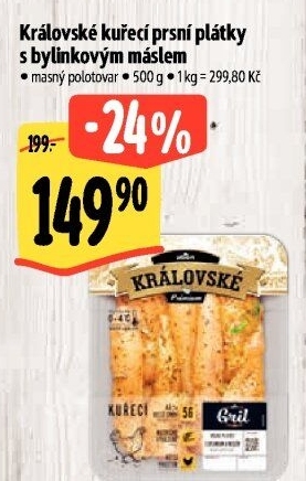 Královské kuřecí plátky marinované Albert Gril