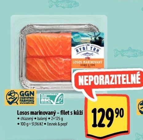 Losos marinovaný filety Albert