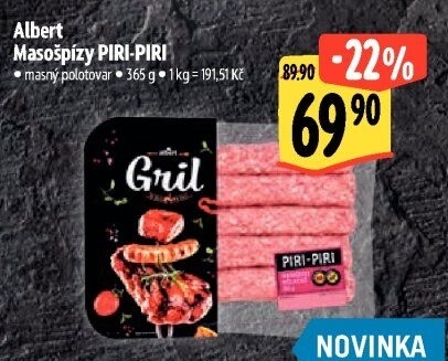 Masošpízy Piri-Piri Albert Gril