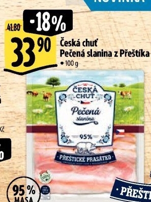Slanina pečená Přeštické prasátko Česká chuť