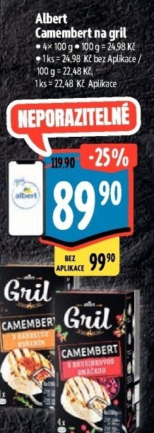 Sýr Camembert na gril Albert Gril