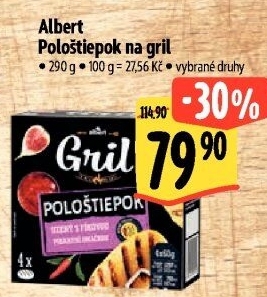 Sýr Pološtiepok Albert Gril