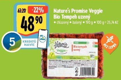 Tempeh uzený bio Veggie Nature'