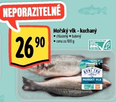 Vlk mořský kuchaný Albert