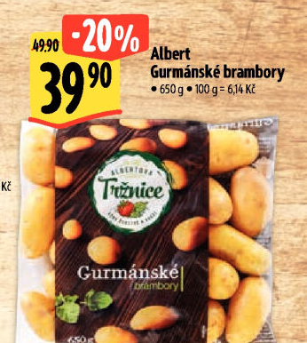 Brambory gurmánské Albert