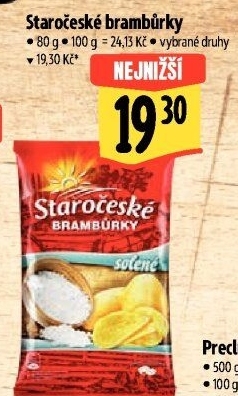 Brambůrky staročeské Golden Snack