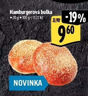 Bulka na hamburger
