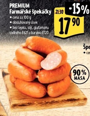 Farmářské špekáčky Premium