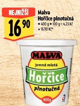 Hořčice plnotučná Malva