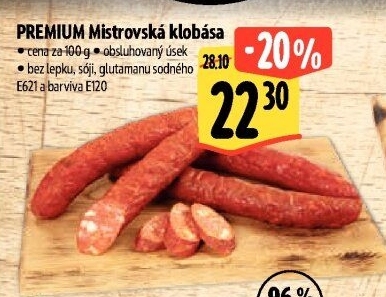Klobása mistrovská Premium