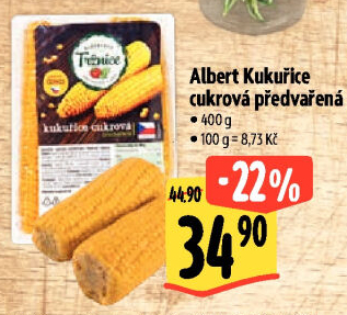 Kukuřice cukrová předvařená Albert