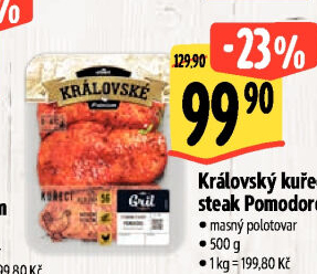 Kuřecí steak Pomodoro Královský Albert Gril