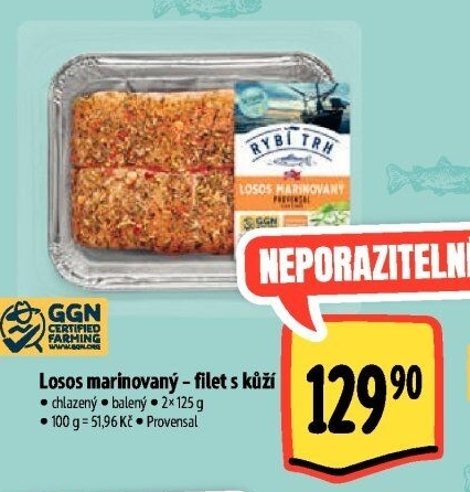 Losos marinovaný filety Albert