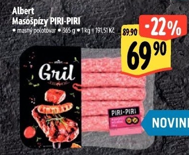 Masošpízy Piri-Piri Albert Gril