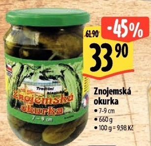 Okurky Znojemská okurka