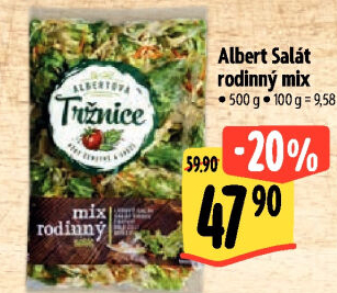 Salát rodinný mix Albert