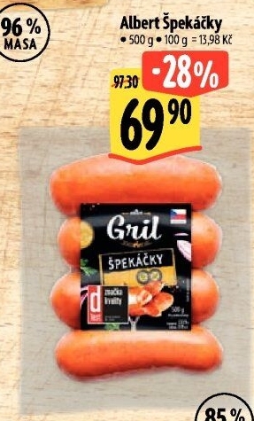 Špekáčky Albert Gril