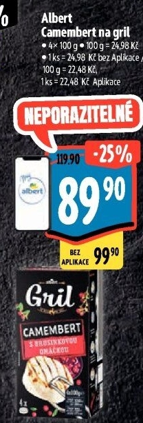 Sýr Camembert na gril Albert Gril