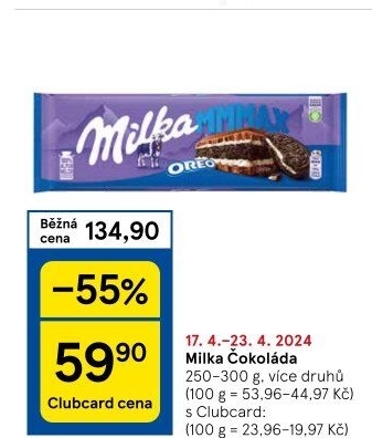 Čokoláda Milka