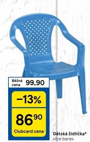 Dětská plastová židle