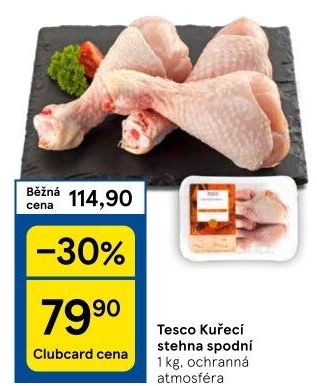 Kuřecí stehna Tesco