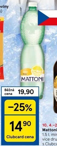 Ochucená voda Mattoni