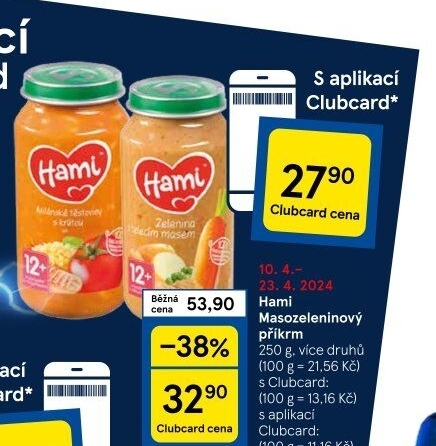 Příkrm masozeleninový Hami