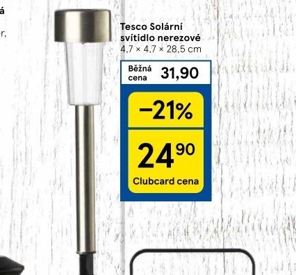 Solární svítidlo Tesco