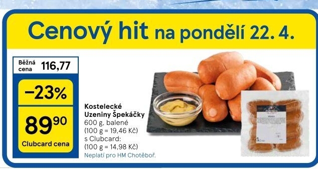 Špekáčky Kostelecké uzeniny