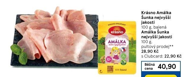 Šunka Amálka nejvyšší jakosti Krásno