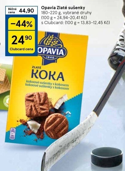 Sušenky Zlaté Opavia - boxy