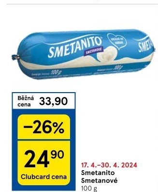 Sýr tavený Smetanito Želetava