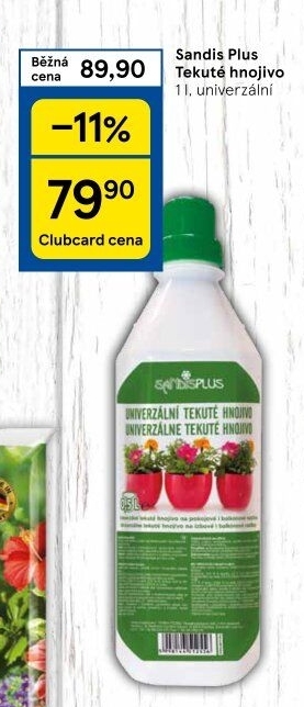 Tekuté univerzální hnojivo Sandis plus